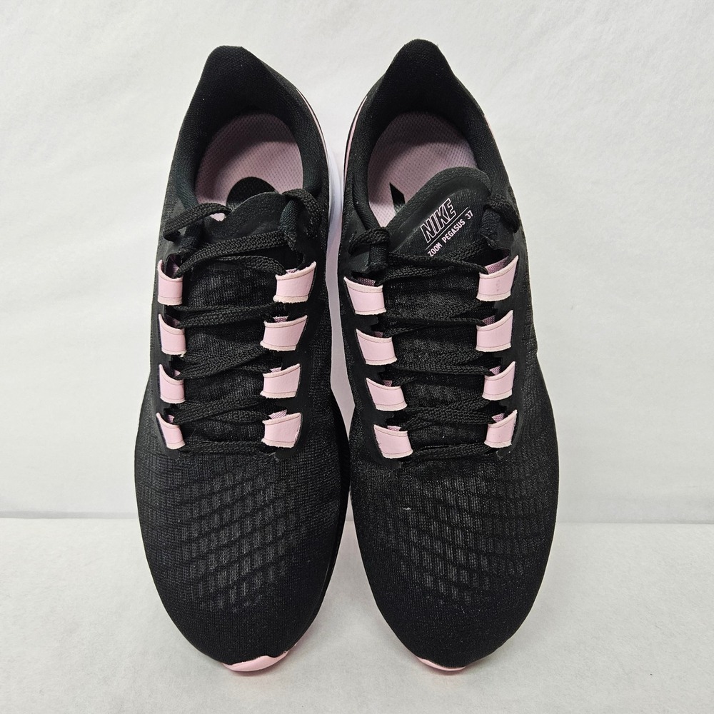 Nike Air Zoom Pegasus 37 Running Shoes BQ9647-007 Black Pink Women's Size 9.5 - Picture 11 of 12